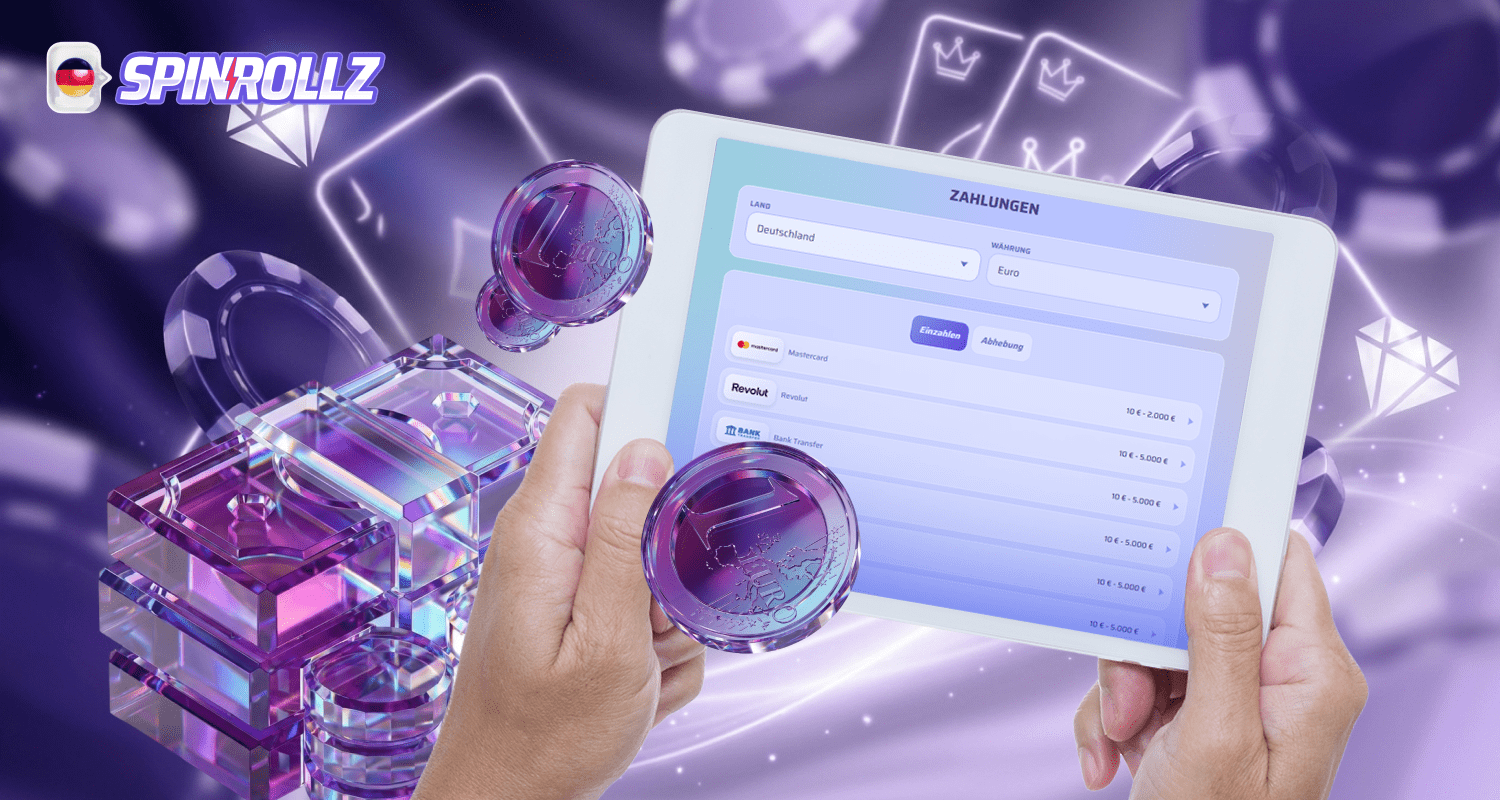 Spinrollz Online Casino bietet die besten Zahlungsmethoden