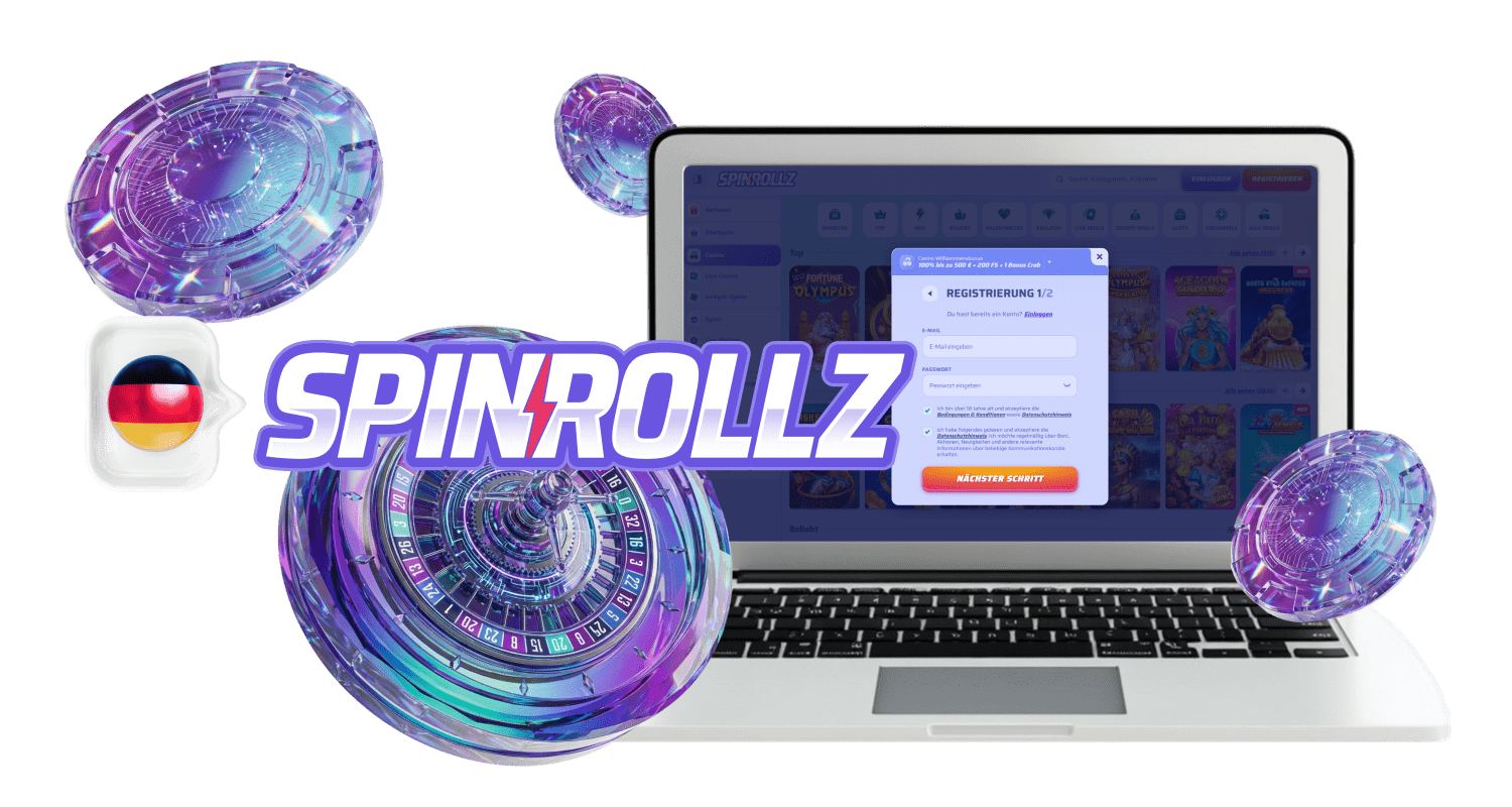 Melden Sie sich einfach im Spinrollz Casino an