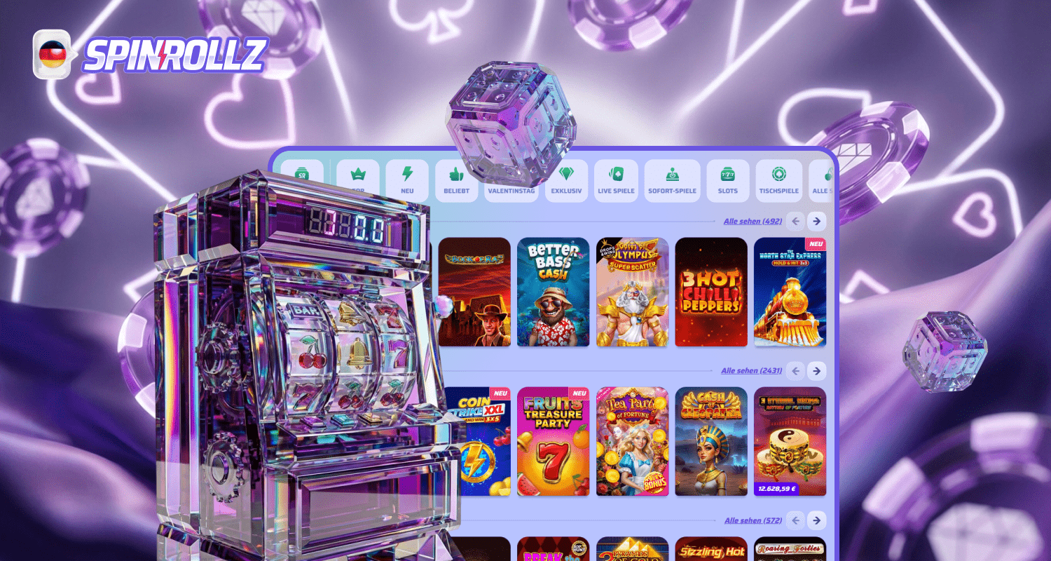 auf der Website von Spinrollz finden Sie eine große Sammlung von Glücksspielen