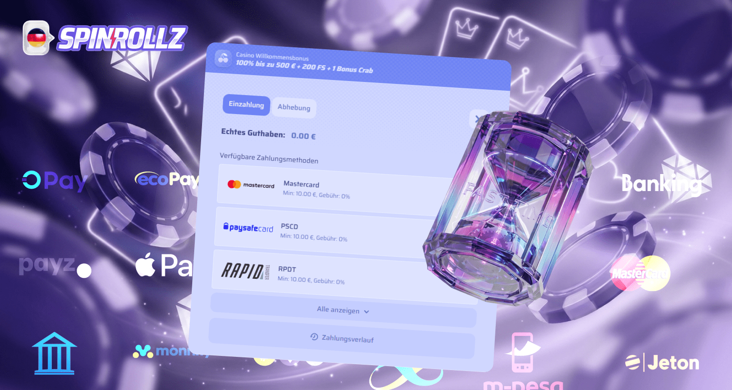 Spinrollz hat einige Auszahlungs- und Einzahlungsregeln