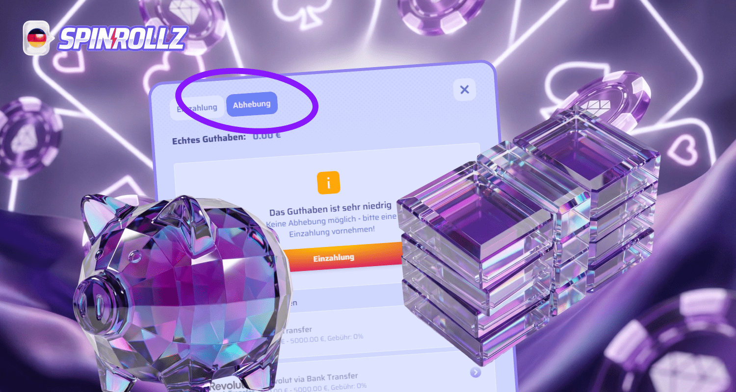 in Spinrollz können Sie die Gewinnausgabe in wenigen Schritten abschließen