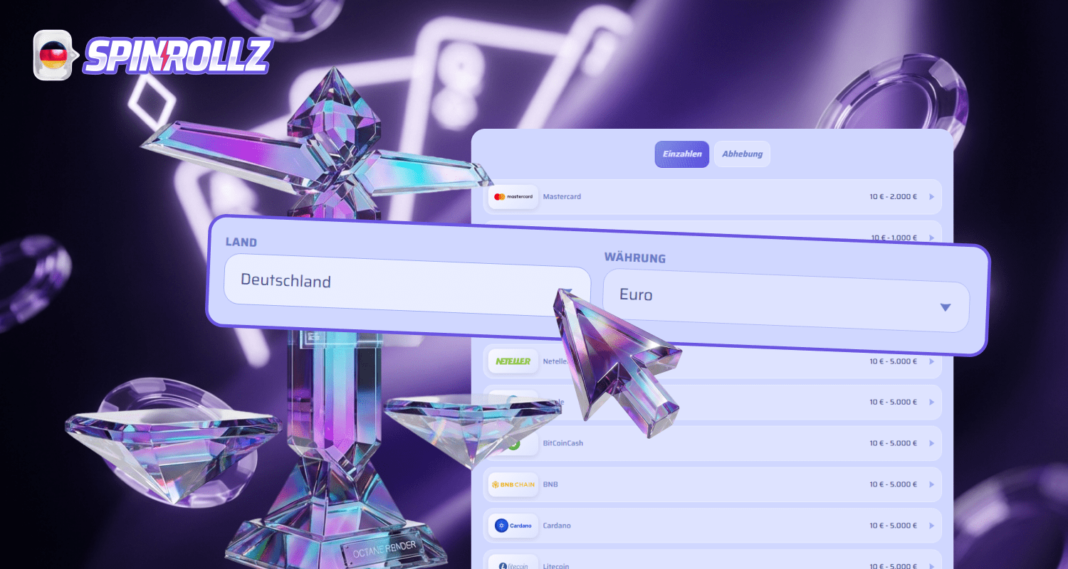 in Spinrollz können Sie die besten Zahlungsmethoden vergleichen