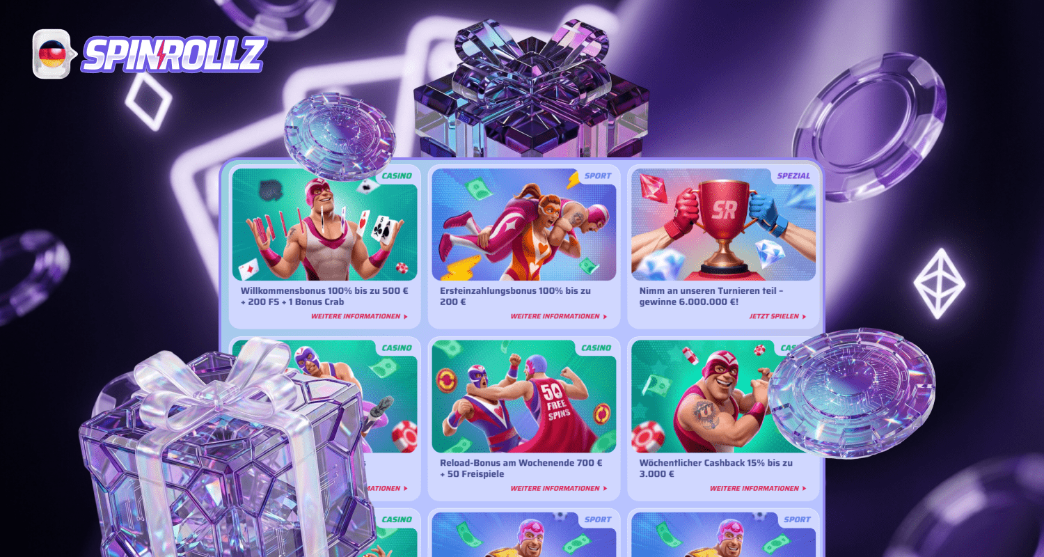 Online Casino in Deutschland Spinrollz bietet großzügige Boni